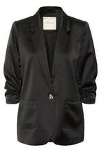 Charger l'image dans la galerie, VESTON M3/4 PLISSÉ CREAM CRCOCAMIA 3/4 SL SATEEN BLAZER 10614365 100120