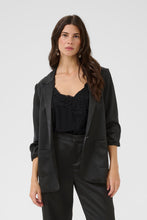 Charger l'image dans la galerie, VESTON M3/4 PLISSÉ CREAM CRCOCAMIA 3/4 SL SATEEN BLAZER 10614365 100120