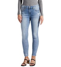 Charger l'image dans la galerie, ELYSE SKINNY LEG SILVER JEAN L03116SJL114