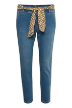Charger l'image dans la galerie, JEAN CREAM CRLAYA ANKLE JOG DENIM PANT