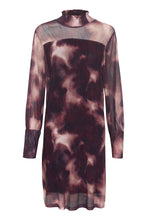 Charger l'image dans la galerie, ROBE IMPRIMÉ COL MONTANT MANCHE LONGUE CREAM CROLLY DRESS 10612830