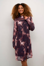 Charger l'image dans la galerie, ROBE IMPRIMÉ COL MONTANT MANCHE LONGUE CREAM CROLLY DRESS 10612830