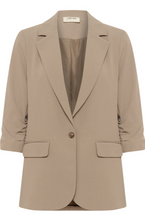 Charger l'image dans la galerie, VESTON M3/4 PLISSÉ CREAM CRCAN COCAMIA BLAZER 10613975