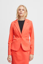 Charger l'image dans la galerie, VESTON KNIT MANCHE LONGUE ICHI IHKATE BL HOT CORAL