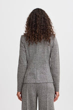 Charger l'image dans la galerie, VESTON CHEVRON KNIT MANCHE LONGUE ICHI IHKATE JACQUARD BL4 20121600