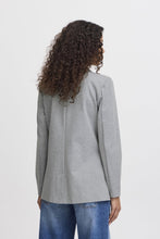 Charger l'image dans la galerie, VESTON KNIT MANCHE LONGUE ICHI IHKATE SUS LONG BL4-20121368 GREY MELANGE