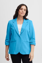 Charger l'image dans la galerie, VESTON KNIT TAILLE PLUS MANCHE LONGUE FRANSA PLUS FXPZABLAZER BLA2