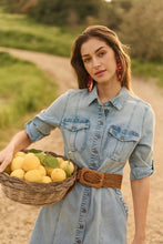 Charger l'image dans la galerie, ROBE DENIM MANCHE 3/4 CREAM CRGRAZIE DENIM DRESS 10615086