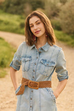 Charger l'image dans la galerie, ROBE DENIM MANCHE 3/4 CREAM CRGRAZIE DENIM DRESS 10615086