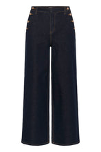 Charger l'image dans la galerie, JEAN CREAM JAMBE LARGE CRVISTI PANT W BUTTON 10615138 109555
