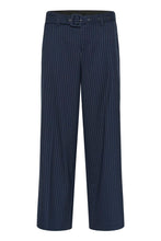 Charger l'image dans la galerie, PANTALON TROUSER JAMBE LARGE RAYURES VERTICALES CREAM CRLORELIE PANT 10614552