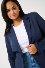 Charger l'image dans la galerie, VESTON KNIT TAILLE PLUS MANCHE LONGUE KAFFE CURVE KCJENNA BLAZER 10582130-194020
