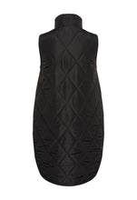 Charger l'image dans la galerie, VESTE LONGUE SANS MANCHE MATELASSÉE TAILLE PLUS KAFFE CURVE KCMALENA 10580457