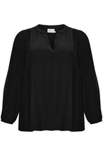 Charger l'image dans la galerie, BLOUSE MANCHE LONGUE TAILLE PLUS KAFFE CURVE KCHALLI BLOUSE 100121