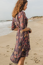Charger l'image dans la galerie, ROBE PORTEFEUILLE IMPRIMÉ PAISLEY ELORA 19 SALSA