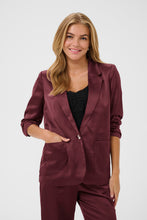 Charger l&#39;image dans la galerie, VESTON M3/4 PLISSÉ CREAM CRCOCAMIA 3/4 SL SATEEN BLAZER 10614365 191522

