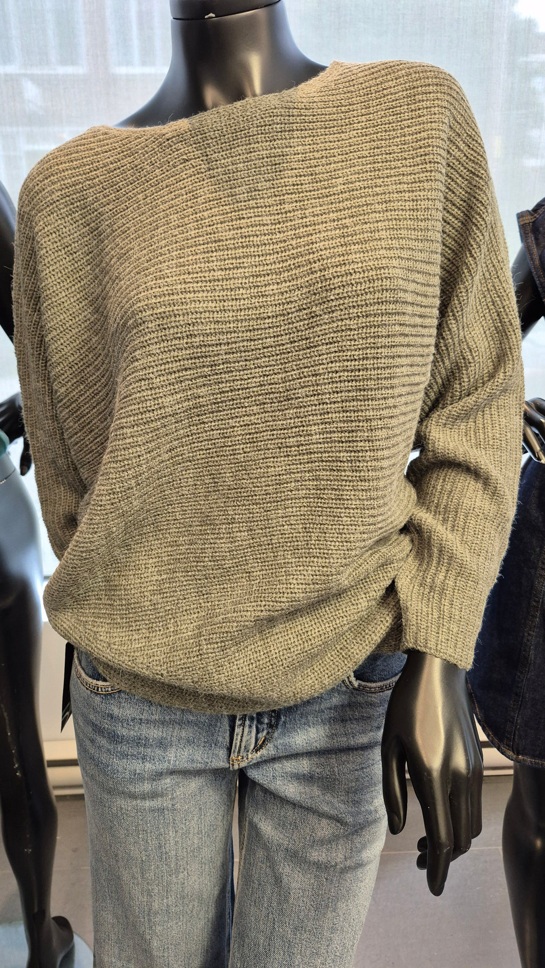 TRICOT MANCHE LONGUE COL BATEAU FRANSA FRERETTA PU3 20611845 1805151