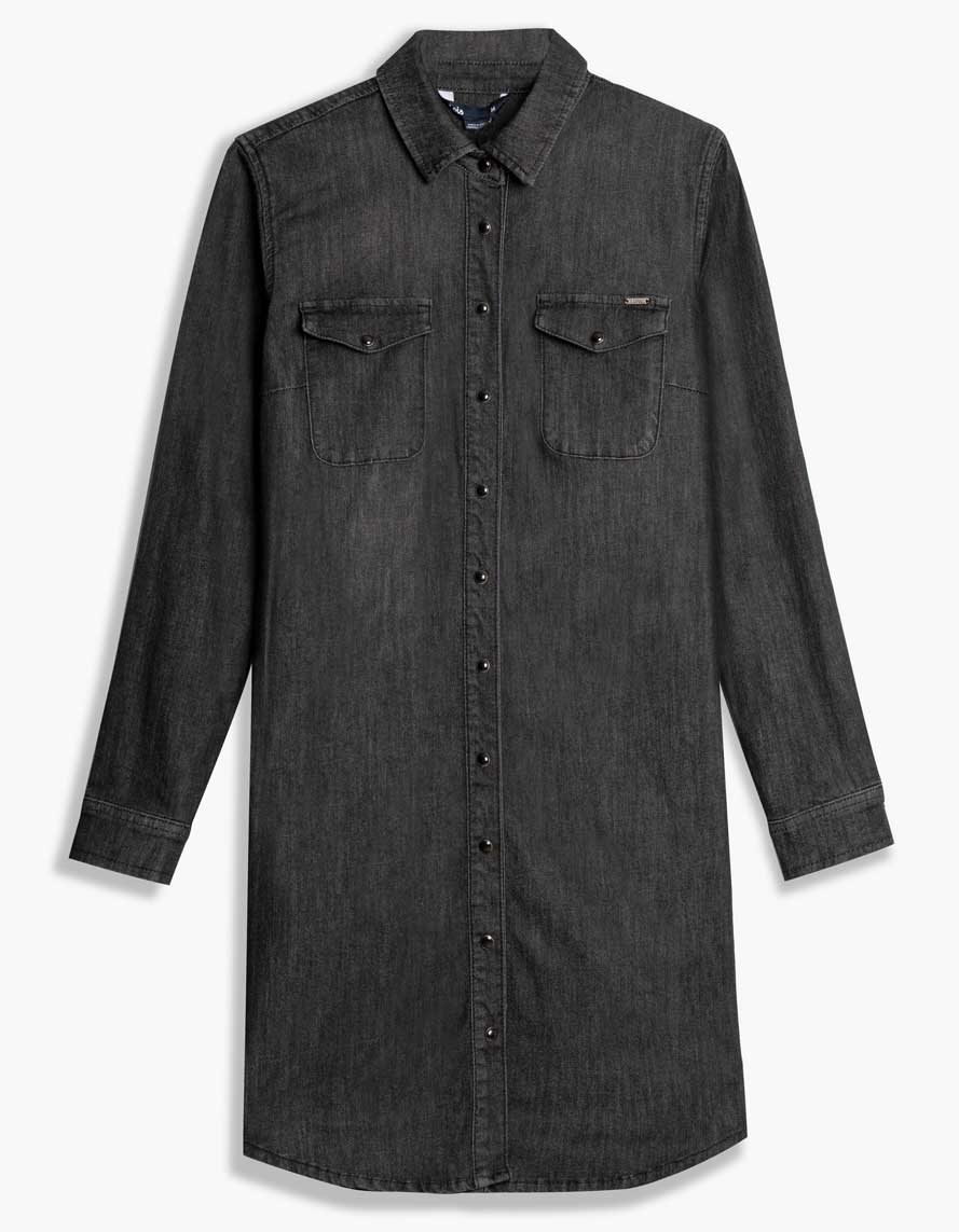 ROBE DENIM MANCHE LONGUE LOIS GIANNA 2091-6993