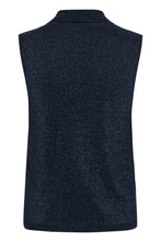 Charger l'image dans la galerie, HAUT TRICOT LUREX S/M COL MONTANT AVEC CRAVATE CREAM CRZARIA KNIT SS PULLOVER 10615521
