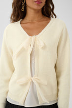 Charger l'image dans la galerie, TRICOT CARDIGAN M/L COL ROND ATTACHE 2 BOUCLES CREAM CRBULP KNIT CARDIGAN 10615650
