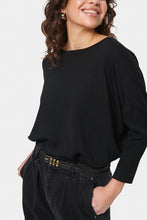 Charger l'image dans la galerie, TRICOT MANCHE 3/4 SAINT TROPEZ MILASZ R-NECK PULLOVER 30500003 0001
