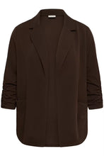 Charger l'image dans la galerie, VESTON KNIT TAILLE PLUS MANCHE 3/4 KAFFE CURVE KCPHEOLO BLAZER 10584092-190915

