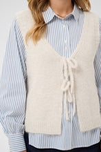 Charger l'image dans la galerie, TRICOT CARDIGAN S/M COL V ATTACHE 2 BOUCLES CREAM CRCLADINE KNIT SLIPOVER 10615378
