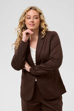Charger l'image dans la galerie, VESTON KNIT TAILLE PLUS MANCHE LONGUE KAFFE CURVE KCJENNA BLAZER 10582130-190915
