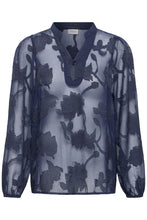 Charger l'image dans la galerie, HAUT BLOUSE MANCHE LONGUE MOTIF JACQUARD FRANSA FRLYLA BL1 20618649 194011

