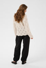 Charger l'image dans la galerie, TRICOT COL V MANCHE LONGUE CROCHET POINTELLE CREAM CRNISO PULLOVER 10615324 1304011
