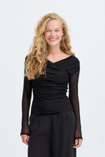 Charger l'image dans la galerie, HAUT M/L MESH DRAPÉ B.YOUNG BYTOA WRAP TOP 20819812
