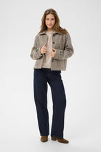 Charger l'image dans la galerie, VESTE MANTEAU MOTIF CARREAUX CREAM CRGEORG SHORT COAT 10615101
