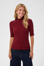 Charger l'image dans la galerie, HAUT T-SHIRT COL ROULÉ RIBS CREAM CRRIBBA TURTLE NECK TSHIRT 10614355
