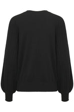 Charger l'image dans la galerie, TRICOT M/L BOUFFANTE AVEC PLIS COL ROND KALONE KNIT PULLOVER 10507905 100121
