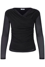 Charger l'image dans la galerie, HAUT M/L MESH DRAPÉ B.YOUNG BYTOA WRAP TOP 20819812
