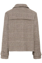 Charger l'image dans la galerie, VESTE MANTEAU MOTIF CARREAUX CREAM CRGEORG SHORT COAT 10615101

