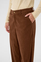 Charger l&#39;image dans la galerie, PANTALON VELOURS CORDÉE JAMBE LARGE CREAM CRKANNA CORDUROY 10614146 191227
