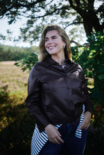 Charger l'image dans la galerie, VESTE JACKET SIMILI-CUIR MANCHE CROP TAILLE PLUS KAFFE CURVE KCARENSA JACKET 10584393
