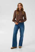 Charger l'image dans la galerie, TRICOT M/L BOUFFANTE AVEC PLIS AUX ÉPAULES COL ROND KALIZZA ROUND NECK PULLOVER BUTTONS 10512360
