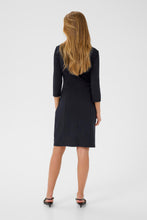 Charger l'image dans la galerie, ROBE COCKTAIL COL V M3/4 KAFFE KAINDIA V NECK DRESS 10509356 100121
