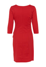Charger l'image dans la galerie, ROBE COCKTAIL COL V M3/4 KAFFE KAINDIA V NECK DRESS 10509356 191758
