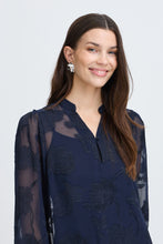 Charger l'image dans la galerie, HAUT BLOUSE MANCHE LONGUE MOTIF JACQUARD FRANSA FRLYLA BL1 20618649 194011
