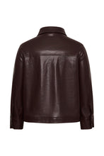 Charger l'image dans la galerie, VESTE JACKET SIMILI-CUIR MANCHE CROP TAILLE PLUS KAFFE CURVE KCARENSA JACKET 10584393
