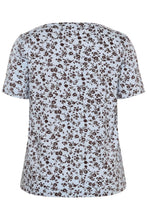 Charger l'image dans la galerie, HAUT COL ROND V INSERT IMPRIMÉ FLEURS TAILLE PLUS KAFFE CURVE KCMELLA 10582230
