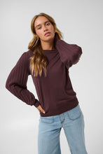 Charger l'image dans la galerie, TRICOT M/L BOUFFANTE AVEC PLIS COL ROND KALONE KNIT PULLOVER 10507905 191619
