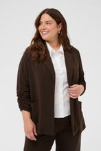 Charger l'image dans la galerie, VESTON KNIT TAILLE PLUS MANCHE 3/4 KAFFE CURVE KCPHEOLO BLAZER 10584092-190915
