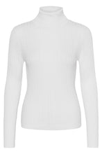 Charger l'image dans la galerie, HAUT TRICOT POINTELLE COL ROULÉ M/L CREAM CRPELOA KNIT ROLLNECK 10615531 110701

