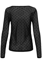 Charger l'image dans la galerie, HAUT M/L MESH AVEC MOTIF POIS VELOURS FRANSA FRDETA TEE 1 20610740 900017993
