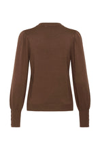 Charger l'image dans la galerie, TRICOT M/L BOUFFANTE AVEC PLIS AUX ÉPAULES COL ROND KALIZZA ROUND NECK PULLOVER BUTTONS 10512360
