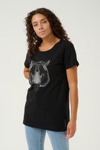 Charger l'image dans la galerie, HAUT T-SHIRT TIGRE APPLIQUE CREAM CRIAN
